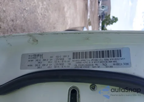 2016 Ram 2500 Tradesman из США, поврежденный, VIN 3C6UR4CLXGG323134